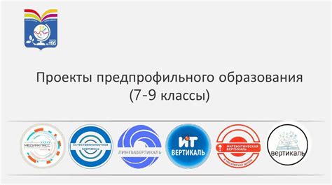 Проекты предпрофильного образования (7 - 9 классы) - презентация онлайн