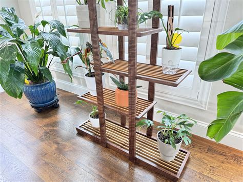 Indoor Wooden Plant Stand Plans 20 Free DIY Wood Plant Stand Plans