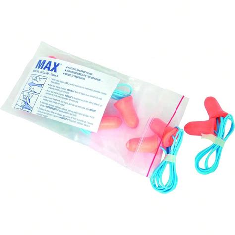 Howard Leight By Honeywell MAXIMUM Corded Disposable Foam Earplug 5 ...