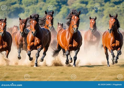 Horse, Herd Of Horses - Wildlife Stencils - Horse Silhouette, Wildlife ...