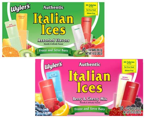 Amazon.com: Wyler's Authentic Italian Ices - Variety Pack - Pack of 2 ...