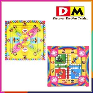 DM KIDZ CARROM BOARD 14/14 INCHEES Carrom Board Game - KIDZ CARROM ...