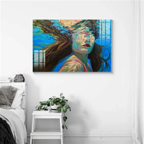 Abstract Frameless Beautiful Wall Painting for Home: Stunning Underwat ...