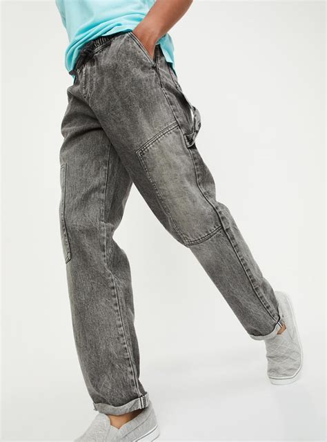 Buy Boys Boxy Fit Washed Jeans Online at just Rs. 999.0 - 1000013467117 ...