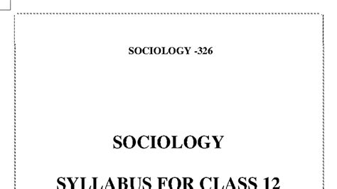 326 sociology - Question papers and notes - SOCIOLOGY - SOCIOLOGY ...