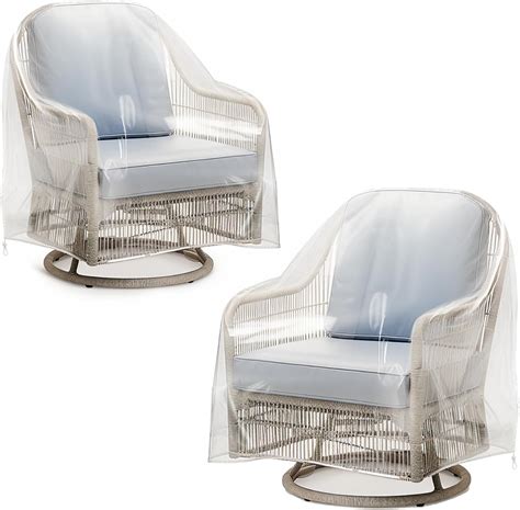 Amazon.com : IndigoTempest9 Outdoor Swivel Lounge Chair Cover 2 Pack ...