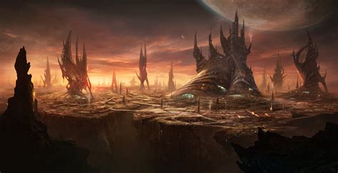 Alien City Concept Art 的图像结果