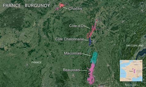 Map France Wine Regions — Tenzing