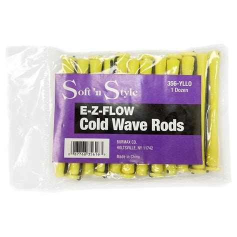 E-Z-Flow Cold Wave Rods | 1 Dozen | 356-YLLO | SOFT N STYLE | SH Salons