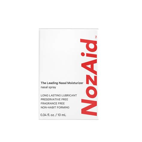 NozAid Nasal Moisturizer for Dry Nasal Passages