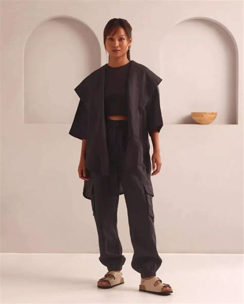 Set of 2 : Banyan Jacket & Savannah Cargo Pants - Black – B Label