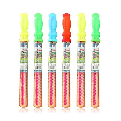 Buy Aditi Toys Colorful Bubble Wands, Pack of 6 Bubble Sticks for Kids ...