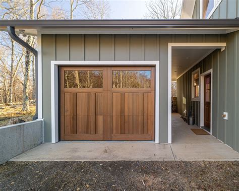 Clean Modern Farmhouse Garage Door