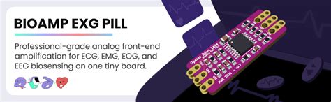 BioAmp EXG Pill (Assembled) | Pack of 2 | Publication grade sensor to ...