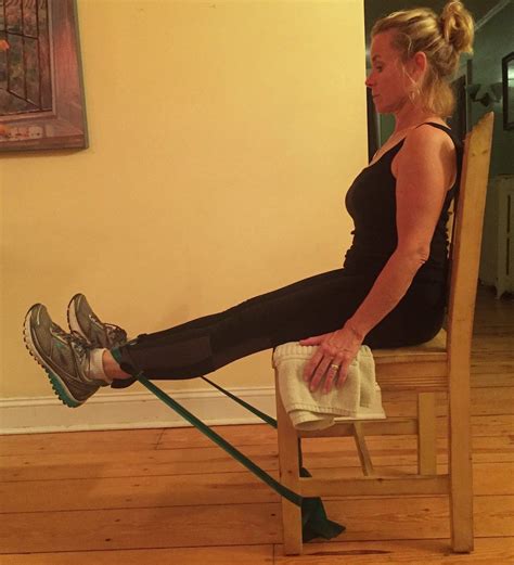 Home version of Leg Extensions to target the quads (front of your ...