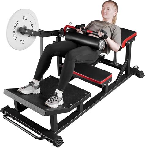 Amazon.com : 800LBS Hip Thrust Machine, GMWD Plate-Loaded Glute Bridge ...