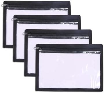 TULMAN 5 Pieces B5 Size Transparent Waterproof Travel Storage Pouch ...