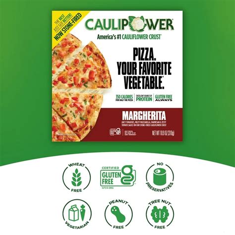 Caulipower Gluten Free Margherita Cauliflower Pizza Crust -11 oz - 8/Case