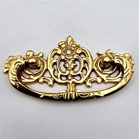 ABVIN Golden Carving Drop Pulls Vintage Antique Old Drawer Unique Cabi ...
