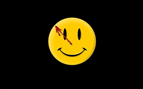 Watchmen Inspired HD Wallpaper: The Smiley Face Reimagined