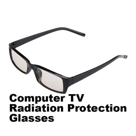 PC TV Eye Strain Protection Anti Radiation Glasses Vision Eye Strain ...