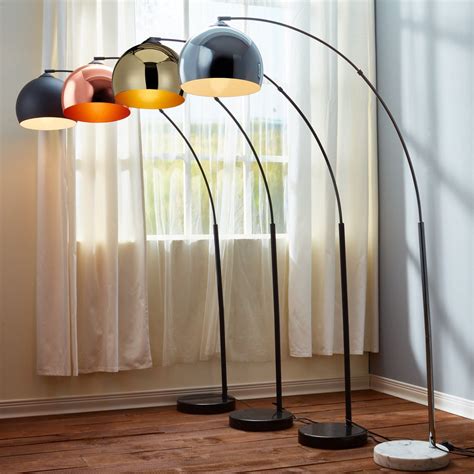 Arc Floor Lamp With Glass Shade at Eva Howse blog
