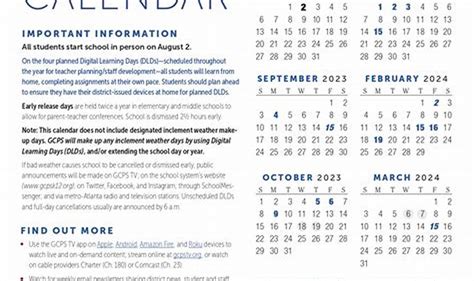 Official Gwinnett County 2024 School Calendar & Key Dates