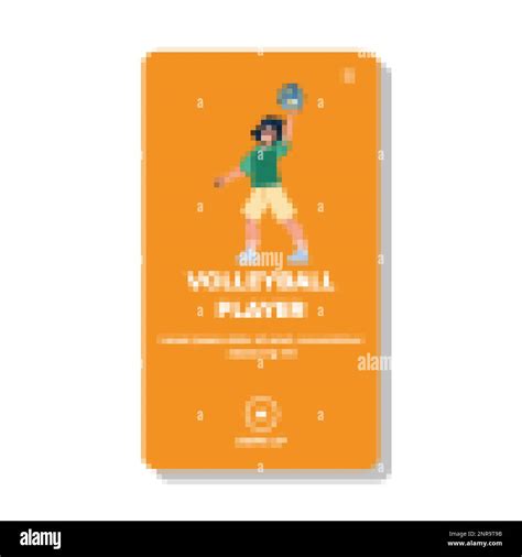 volleyball player vector Stock Vector Image & Art - Alamy