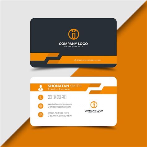 Simple Name Card Design 的图像结果