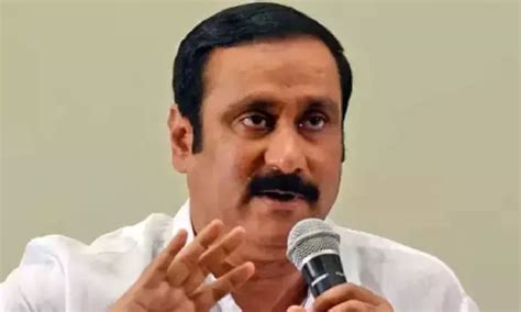Learn from K'taka CM Siddaramaiah: PMK president Anbumani to CM Stalin