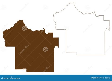 Town of Katherine (Commonwealth of Australia, Northern Territory, NT) Map Vector Illustration ...