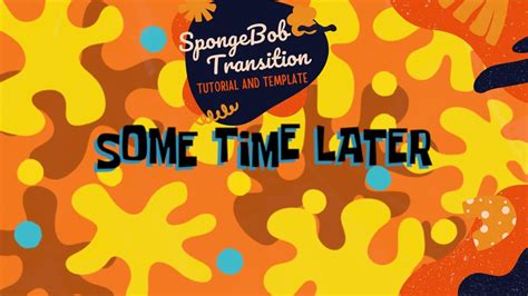 SpongeBob Transition Template Tutorial - YouTube
