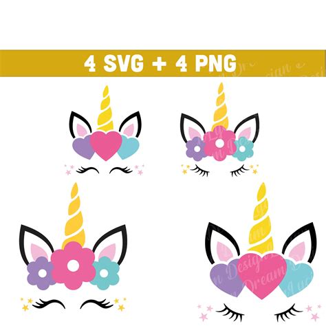 Unicorn Svg Unicorn Png Unicorn Head Svg Unicorn Face Svg - Etsy Canada