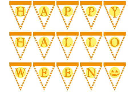 Happy Halloween Banner Printable