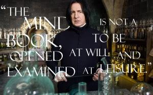 Alan Rickman Severus Snape Quote Harry Potter Matt Finish Poster Paper ...