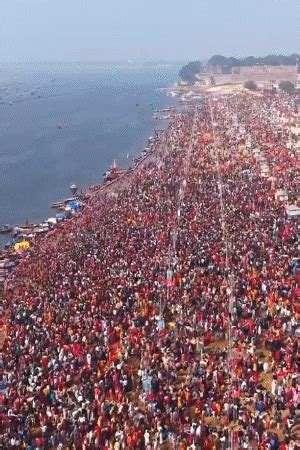 10 pictures showing crowd in Mahakumbh; Massive gathering with people ...