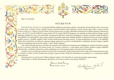 Catholic Church grants Plenary Indulgence on the occasion of Aquinas ...