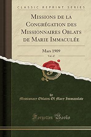 Buy Missions de la Congregation Des Missionnaires Oblats de Marie ...