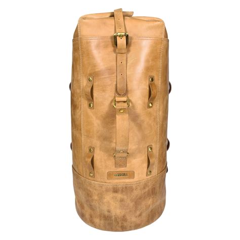 Sassora Premium Genuine Leather Duffle Bag