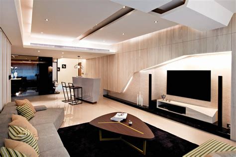 165平现代风格单身公寓客厅装修效果图2014图片_太平洋家居网图库