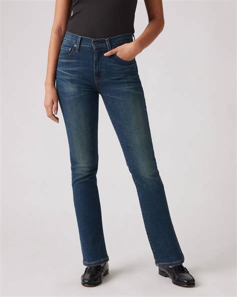 724™ High Rise Straight Jeans - Blue | Levi's® GB