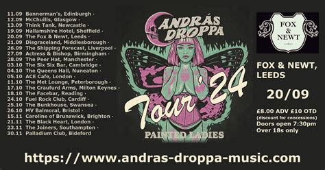 Painted Ladies Tour 24/25 - The Fox & Newt, Leeds + Support: TowHead ...