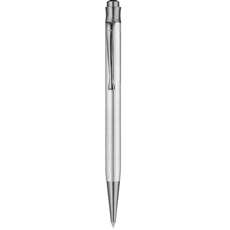Waldmann Tango Fine Square Pattern Ruthenium Plated Ballpoint Pen ...