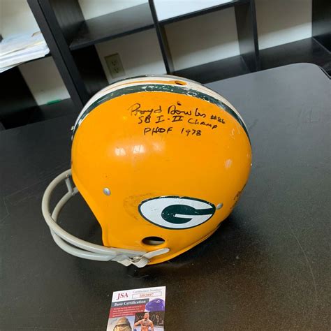 Boyd Dowler HOF Signed Inscribed 1960's Green Bay Packers Full Size ...