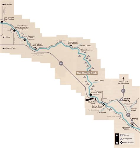 South Fork Snake River Float Map - Printable Maps Online