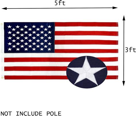 Buy American Flag 3x5 Outdoor Made In USA- US Flags Outside 3x5 Outdoor ...