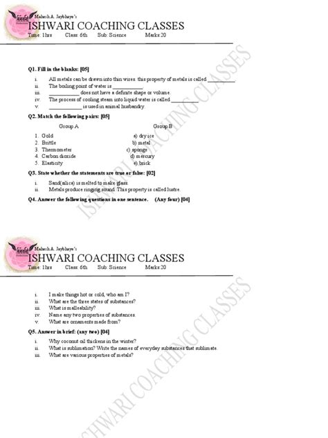 Class 6 Science PDF 的图像结果