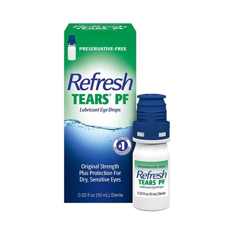 Refresh Tears PF Preservative Free Eye Drops (10mL) Relief