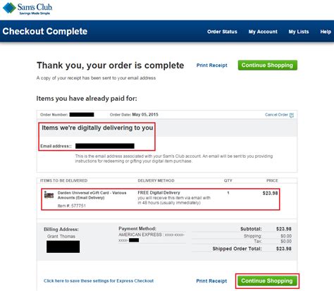 Image result for Sam's Club My Account