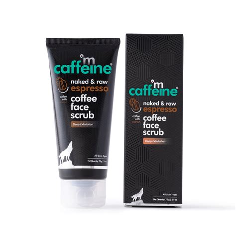 mCaffeine Naked & Raw Espresso Coffee Face Scrub | Sugatra